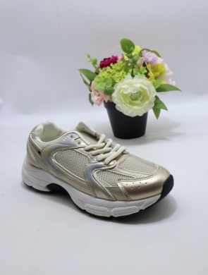 Buty sportowe damskie na płaskim (36-41) BO-1707 GOLD