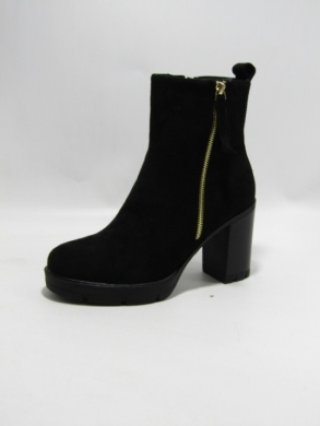 Botki damskie ocieplane na obcasie (36-41) DES627S BLACK
