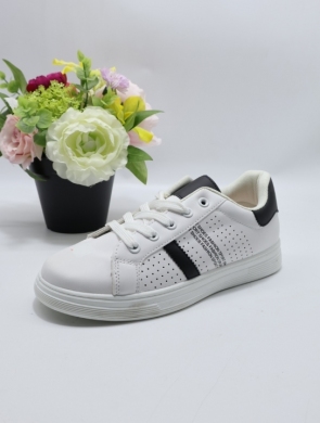 Buty sportowe damskie na płaskim (36-41) TQ2409 WH/BLACK
