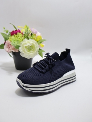 Buty sportowe damskie na płaskim (36-41) EV-28 NAVY