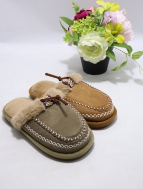 Kapcie damskie ocieplane (36-41) W427 MIX