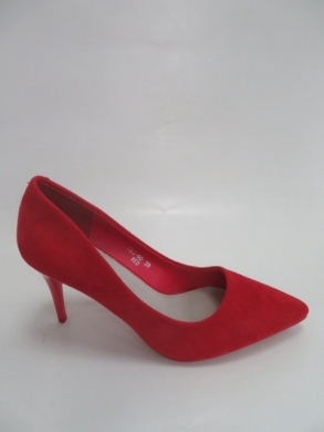 Czółenki damskie na szpilce (36-41) LE-90 RED