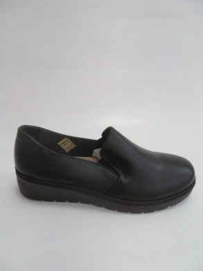 Półbuty damskie na płaskim (36-41) 22T001-P BLACK