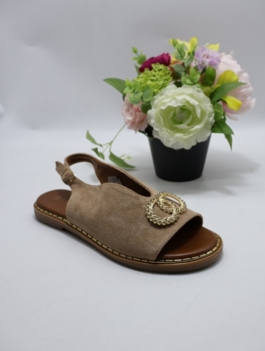 Sandały damskie na płaskim (36-41) A8228 KHAKI