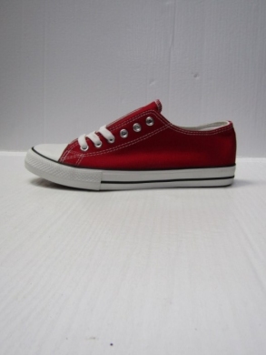 Trampki damskie na płaskim (36-41) 7-B16G RED