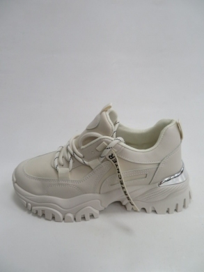 Sneakersy damskie niskie (36-41) BL211 BEIGE