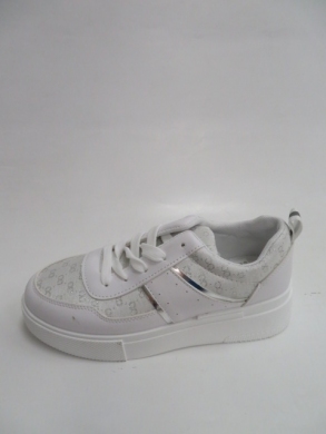 Buty sportowe damskie na płaskim (36-41) H2149 WHITE
