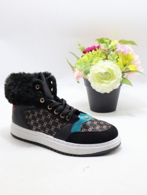 Buty sportowe damskie ocieplane (36-41) 8252-1 BLACK