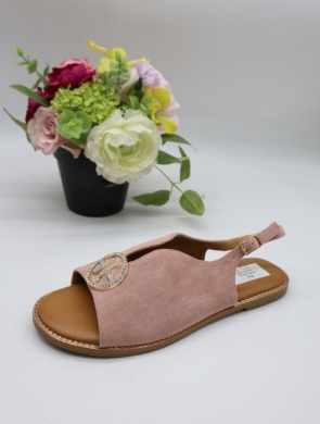Sandały damskie na płaskim (36-41) J1902 PINK