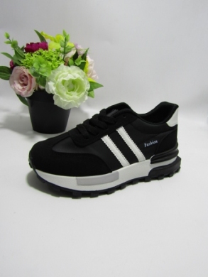 Buty sportowe damskie na płaskim (36-41) HZ313 BLACK