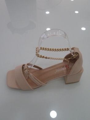 Sandały Damskie na obcasie (36-41) T385 BEIGE