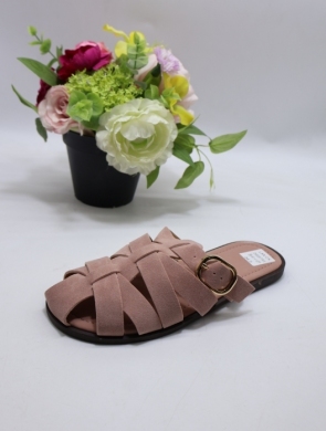 Klapki damskie na płaskim (36-41) DM508 PINK