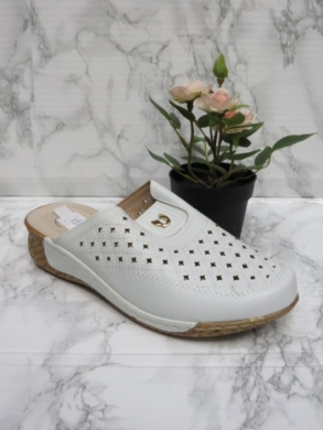 Klapki damskie na koturnie (39-43) DJ6-10 WHITE