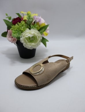 Sandały damskie na płaskim (36-41) 9301 KHAKI