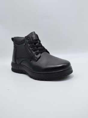 Botki męskie ocieplane (40-45) 63512-1 BLACK