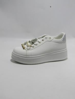 Buty sportowe damskie na płaskim (36-41) 1711 SILVER
