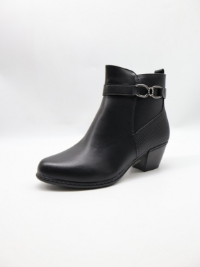 Botki damskie ocieplane na obcasie (36-42) 7398-1