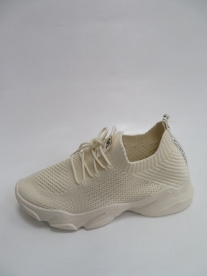 Buty sportowe damskie na płaskim (36-41) 2179-3 BEIGE