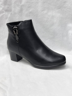 Botki damskie ocieplane na obcasie (37-42) HC9003 BLACK