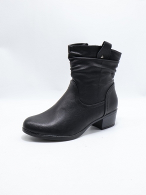 Botki damskie ocieplane na obcasie (36-41) 8681-1