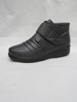 Botki damskie ocieplane na płaskim (36-42) 8139-2 GREY