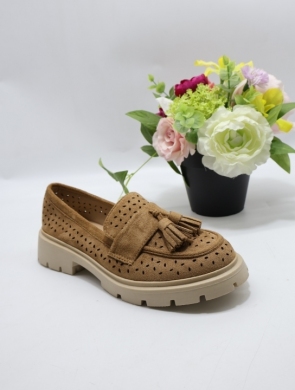 Mokasyny damskie na płaskim (36-41) A725 KHAKI