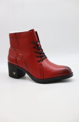 Botki damskie ocieplane na obcasie (36-41) BA-625 RED