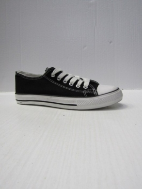 Trampki damskie na płaskim (36-41) 7BW-1 BLACK