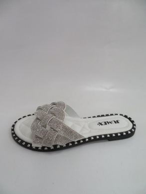 Klapki damskie na płaskim (36-41) 67036 WHITE