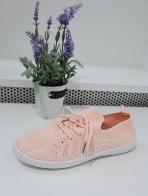 Buty sportowe damskie na płaskim (36-41) 6541 PINK