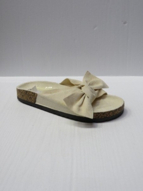 Klapki damskie na płaskim (36-41) FRS-1 BEIGE