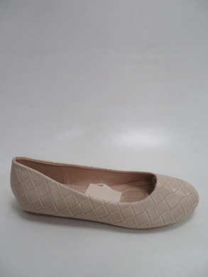 Baleriny Damskie na płaskim (36-41) FLL-03 BEIGE