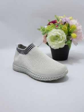 Buty sportowe damskie na płaskim (36-41) D0516 WH