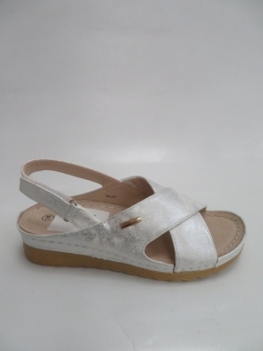 Sandały damskie na płaskim (36-41) 7AA234 SILVER