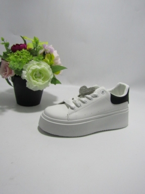 Buty sportowe damskie na płaskim (36-41) LY097 BLACK