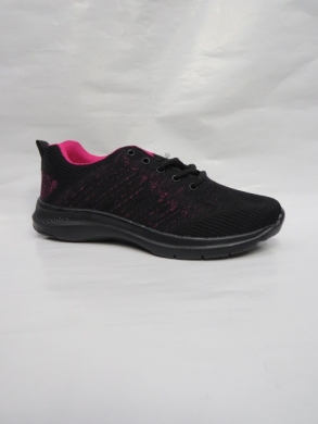 Buty sportowe damskie na płaskim (37-42) JX2218 BLACK