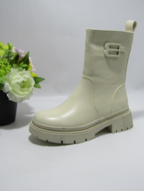 Botki damskie na płaskim (36-41) QH7815 BEIGE
