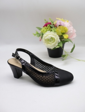 Sandały damskie na obcasie (36-41) J-327 BLACK