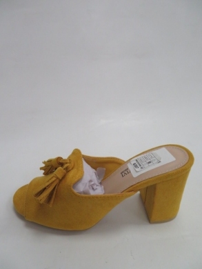 Klapki damskie na obcasie (36-41) 1-112 YELLOW