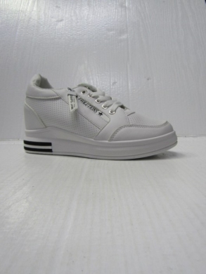 Buty sportowe damskie na koturnie (36-41) WW005 WHITE
