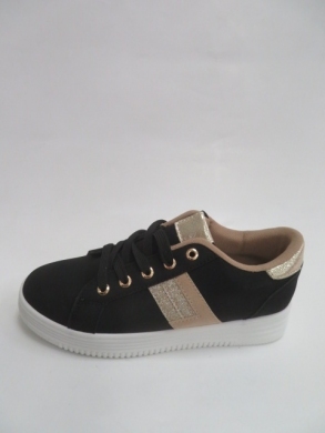 Buty sportowe damskie na płaskim (36-41) QS-19 BLACK