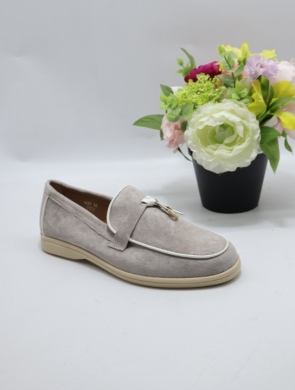 Mokasyny damskie na płaskim (36-41) 1837 GREY