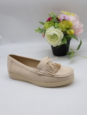 Mokasyny damskie na płaskim (36-41) 3102 BEIGE
