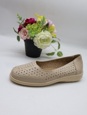 Półbuty damskie na płaskim (39-43) DX8113 BEIGE