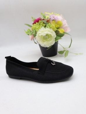 Mokasyny damskie na płaskim (36-41) L230 BLACK