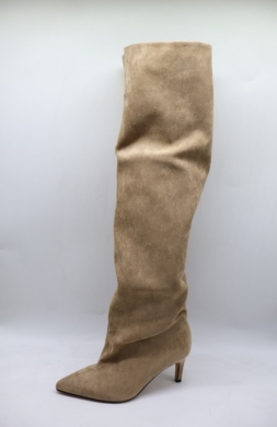 Kozaki damskie na szpilce (36-41) 52227 KHAKI