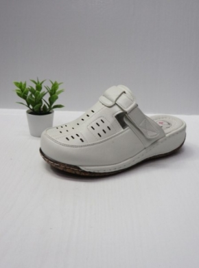 Klapki damskie na koturnie (36-42) J314 WHITE