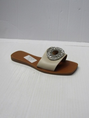 Klapki damskie na płaskim (36-41) DM207 BEIGE