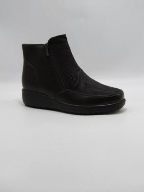 Botki damskie ocieplane na płaskim (36-42) 8150-3 BROWN