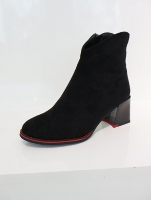Botki damskie ocieplane na obcasie (36-41) GD-FL2103 BLACK